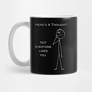 Stick Figure Design - Here's a Thought... Mug